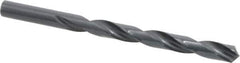 Interstate - 9.4mm 118° High Speed Steel Jobber Drill - Oxide Finish, Right Hand Cut, Spiral Flute, Straight Shank, 5" OAL, Standard Point - Apex Tool & Supply