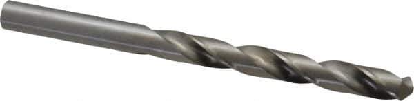 Interstate - 9.6mm 118° High Speed Steel Jobber Drill - Oxide Finish, Right Hand Cut, Spiral Flute, Straight Shank, 5-1/8" OAL, Standard Point - Apex Tool & Supply