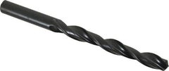 Interstate - 10mm 118° High Speed Steel Jobber Drill - Oxide Finish, Right Hand Cut, Spiral Flute, Straight Shank, 5-1/8" OAL, Standard Point - Apex Tool & Supply