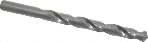 Interstate - 10.4mm 118° High Speed Steel Jobber Drill - Oxide Finish, Right Hand Cut, Spiral Flute, Straight Shank, 133mm OAL, Standard Point - Apex Tool & Supply