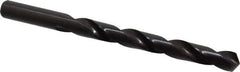 Interstate - 10.9mm 118° High Speed Steel Jobber Drill - Oxide Finish, Right Hand Cut, Spiral Flute, Straight Shank, 140mm OAL, Standard Point - Apex Tool & Supply