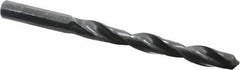 Interstate - 11.1mm 118° High Speed Steel Jobber Drill - Oxide Finish, Right Hand Cut, Spiral Flute, Straight Shank, 140mm OAL, Standard Point - Apex Tool & Supply