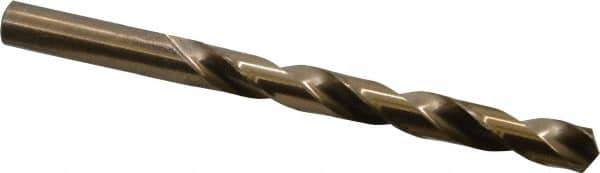 Interstate - 11.2mm 118° High Speed Steel Jobber Drill - Oxide Finish, Right Hand Cut, Spiral Flute, Straight Shank, 5-5/8" OAL, Standard Point - Apex Tool & Supply