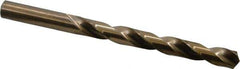 Interstate - 11.2mm 118° High Speed Steel Jobber Drill - Oxide Finish, Right Hand Cut, Spiral Flute, Straight Shank, 5-5/8" OAL, Standard Point - Apex Tool & Supply