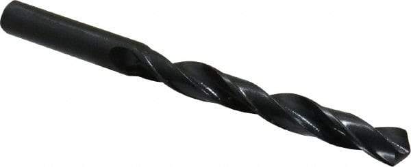 Interstate - 11.5mm 118° High Speed Steel Jobber Drill - Oxide Finish, Right Hand Cut, Spiral Flute, Straight Shank, 5-5/8" OAL, Standard Point - Apex Tool & Supply