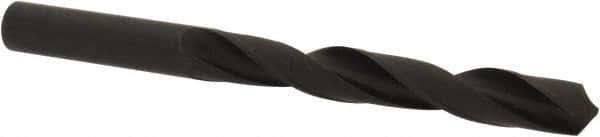 Interstate - 11.6mm 118° High Speed Steel Jobber Drill - Oxide Finish, Right Hand Cut, Spiral Flute, Straight Shank, 146mm OAL, Standard Point - Apex Tool & Supply