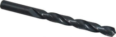 Interstate - 12.1mm 118° High Speed Steel Jobber Drill - Oxide Finish, Right Hand Cut, Spiral Flute, Straight Shank, 149mm OAL, Standard Point - Apex Tool & Supply
