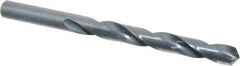 Interstate - 15.25mm 118° High Speed Steel Jobber Drill - Oxide Finish, Right Hand Cut, Spiral Flute, Straight Shank, 7-1/8" OAL, Standard Point - Apex Tool & Supply