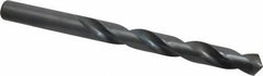 Interstate - 15.5mm 118° High Speed Steel Jobber Drill - Oxide Finish, Right Hand Cut, Spiral Flute, Straight Shank, 7-1/8" OAL, Standard Point - Apex Tool & Supply