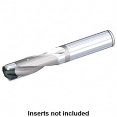 Kennametal - 38.1 to 39.1mm, 5xD, 190.5mm Max Depth, 1-1/2" Shank Diam, 243.59mm Flute, 342.9mm OAL, Replaceable-Tip Drill - Apex Tool & Supply