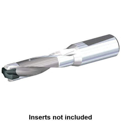 Kennametal - 38 to 39mm Diam, 3xD, 114mm Max Depth, 50mm Shank Diam, 163mm Flute, 242mm OAL, Replaceable Tip Drill - KSEM3800 Insert, 10 Seat Size, Series KSEM - Apex Tool & Supply