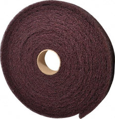 3M - 30' Long x 2" Wide Nonwoven Roll - Medium Grade, Purple, Aluminum Oxide - Apex Tool & Supply
