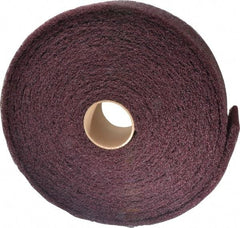 3M - 30' Long x 4" Wide Nonwoven Roll - Medium Grade, Purple, Aluminum Oxide - Apex Tool & Supply
