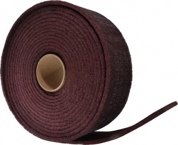 3M - 30' Long x 4" Wide Nonwoven Roll - Fine Grade, Purple, Aluminum Oxide - Apex Tool & Supply