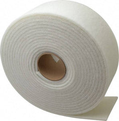 3M - 30' Long x 4" Wide Nonwoven Roll - Very Fine Grade, White, Talc - Apex Tool & Supply