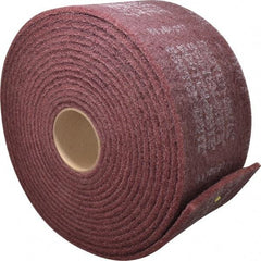 3M - 30' Long x 6" Wide Nonwoven Roll - Fine Grade, Purple, Aluminum Oxide - Apex Tool & Supply