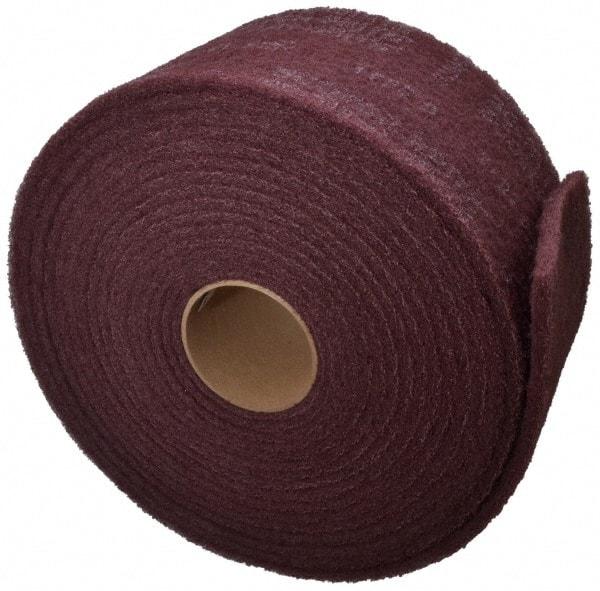 3M - 30' Long x 6" Wide Nonwoven Roll - Very Fine Grade, Purple, Aluminum Oxide - Apex Tool & Supply