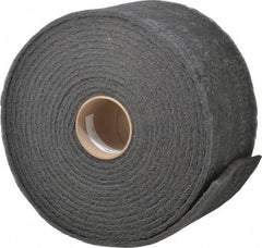 3M - 30' Long x 6" Wide Nonwoven Roll - Very Fine Grade, Gray, Silicon Carbide - Apex Tool & Supply