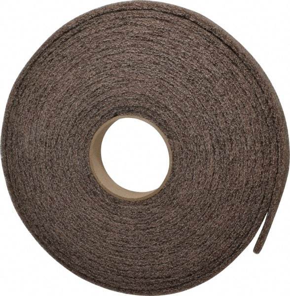3M - 30' Long x 1" Wide Nonwoven Roll - Medium Grade, Tan, Aluminum Oxide - Apex Tool & Supply