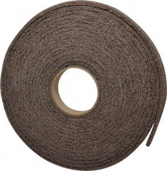 3M - 30' Long x 1" Wide Nonwoven Roll - Medium Grade, Tan, Aluminum Oxide - Apex Tool & Supply