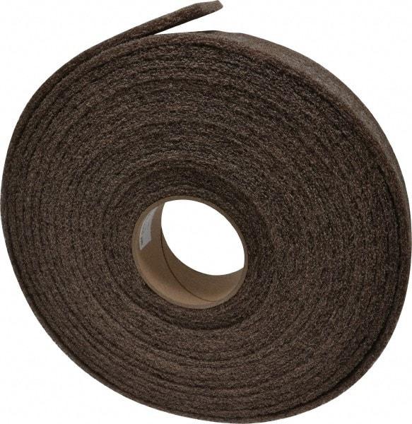 3M - 30' Long x 2" Wide Nonwoven Roll - Medium Grade, Tan, Aluminum Oxide - Apex Tool & Supply