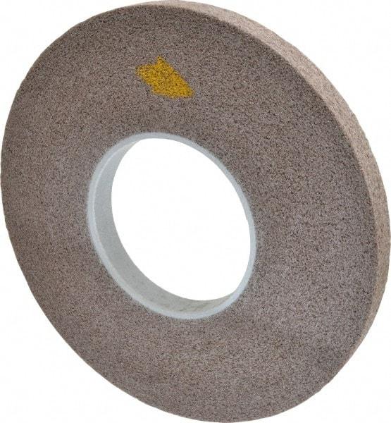 3M - 12" Diam, 1" Face Width, 5" Center Hole, Fine Grade, Aluminum Oxide Deburring Wheel - Convolute, Medium Density 5 Grade, 3,000 RPM - Apex Tool & Supply