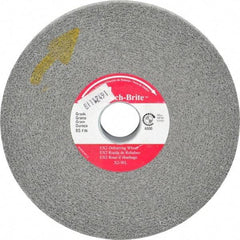 3M - 6" Diam, 1" Face Width, 1" Center Hole, Fine Grade, Silicon Carbide Deburring Wheel - Convolute, Hard Density 9 Grade, 6,000 RPM - Apex Tool & Supply