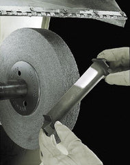 3M - 12" Diam, 2" Face Width, 5" Center Hole, Coarse Grade, Aluminum Oxide Deburring Wheel - Convolute, Medium Density 5 Grade, 3,000 RPM - Apex Tool & Supply