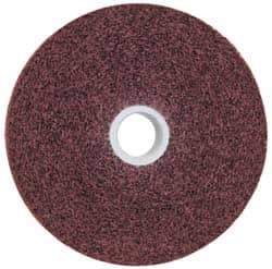 3M - 6" Diam, 1" Face Width, 1" Center Hole, Medium Grade, Aluminum Oxide Deburring Wheel - Convolute, Soft Density 4 Grade, 6,000 RPM - Apex Tool & Supply