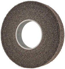 3M - 12" Diam, 2" Face Width, 5" Center Hole, Medium Grade, Silicon Carbide Deburring Wheel - Convolute, Soft Density 2 Grade, 3,000 RPM - Apex Tool & Supply