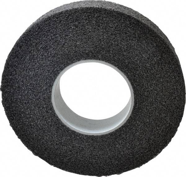 3M - 12" Diam, 2" Face Width, 5" Center Hole, Coarse Grade, Silicon Carbide Deburring Wheel - Convolute, Soft Density 2 Grade, 3,000 RPM - Apex Tool & Supply