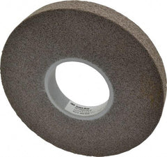 3M - 8" Diam, 1" Face Width, 3" Center Hole, Fine Grade, Aluminum Oxide Deburring Wheel - Convolute, Hard Density 7 Grade, 4,500 RPM - Apex Tool & Supply