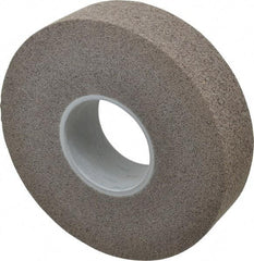 3M - 8" Diam, 2" Face Width, 3" Center Hole, Fine Grade, Aluminum Oxide Deburring Wheel - Convolute, Hard Density 7 Grade, 4,500 RPM - Apex Tool & Supply