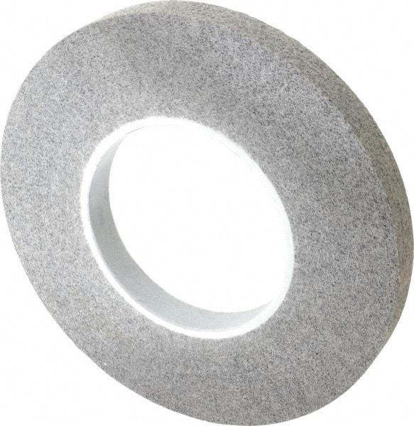 3M - 10" Diam, 1" Face Width, 5" Center Hole, Fine Grade, Silicon Carbide Deburring Wheel - Convolute, Hard Density 8 Grade, 3,600 RPM - Apex Tool & Supply