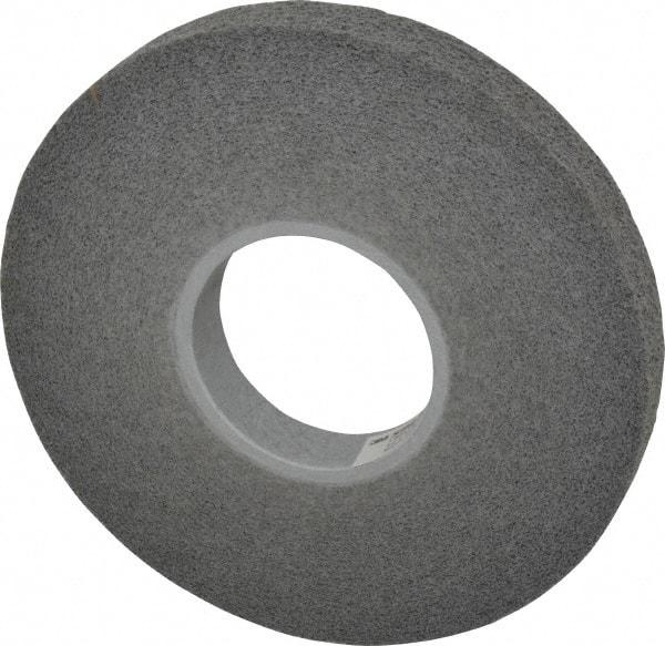 3M - 8" Diam, 1" Face Width, 3" Center Hole, Fine Grade, Silicon Carbide Deburring Wheel - Convolute, Hard Density 8 Grade, 4,500 RPM - Apex Tool & Supply
