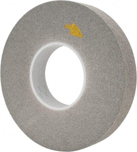 3M - 12" Diam, 2" Face Width, 5" Center Hole, Fine Grade, Silicon Carbide Deburring Wheel - Convolute, Hard Density 7 Grade, 3,000 RPM - Apex Tool & Supply