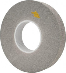3M - 12" Diam, 2" Face Width, 5" Center Hole, Fine Grade, Silicon Carbide Deburring Wheel - Convolute, Hard Density 7 Grade, 3,000 RPM - Apex Tool & Supply
