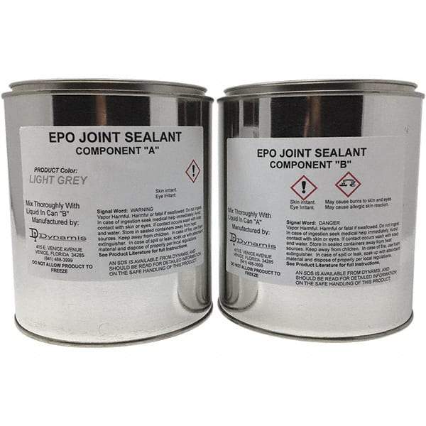 Made in USA - 1 Gal Concrete Repair/Resurfacing - Light Gray, 19 25 Sq Ft Coverage, Epoxy Resin - Apex Tool & Supply