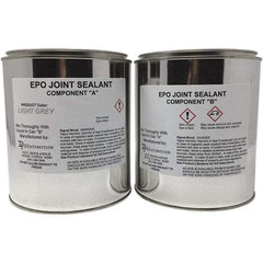 Made in USA - 1 Gal Concrete Repair/Resurfacing - Light Gray, 19 25 Sq Ft Coverage, Epoxy Resin - Apex Tool & Supply