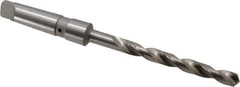 Value Collection - 17/32", 3MT 118° Point Cobalt Taper Shank Drill Bit - Bright Finish, 5-1/8" Flute Length, 9-3/4" OAL, Spiral Flute, Through Coolant - Apex Tool & Supply