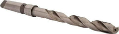 Value Collection - 47/64", 3MT 118° Point Cobalt Taper Shank Drill Bit - Bright Finish, 6-1/4" Flute Length, 10-7/8" OAL, Spiral Flute, Through Coolant - Apex Tool & Supply