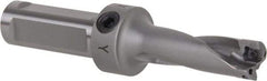 Kennametal - 1-7/8" Max Drill Depth, 3xD, 0.6252" Diam, Indexable Insert Drill - 2 Inserts, 3/4" Shank Diam, Flange Shank - Apex Tool & Supply