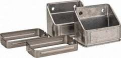 KabelSchlepp - 4.61 Inch Outside Width x 2.6 Inch Outside Height, Cable and Hose Carrier Stainless Steel Tube Mounting Bracket Set - 5.51 Inch Bend Radius, 4.01 Inch Inside Width x 2.05 Inch Inside Height - Apex Tool & Supply
