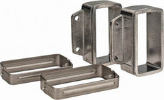 KabelSchlepp - 4.57 Inch Outside Width x 4.33 Inch Outside Height, Cable and Hose Carrier Stainless Steel Tube Mounting Bracket Set - 5.51 Inch Bend Radius, 4.01 Inch Inside Width x 2.05 Inch Inside Height - Apex Tool & Supply