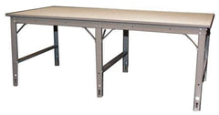 Phillocraft - 96 Wide x 48" Deep x 33" High, Production Table - Comfort Edge, Adjustable Height Legs - Apex Tool & Supply