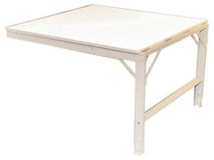 Phillocraft - 48 Wide x 60" Deep x 33" High, Production Table - Comfort Edge, Adjustable Height Legs - Apex Tool & Supply