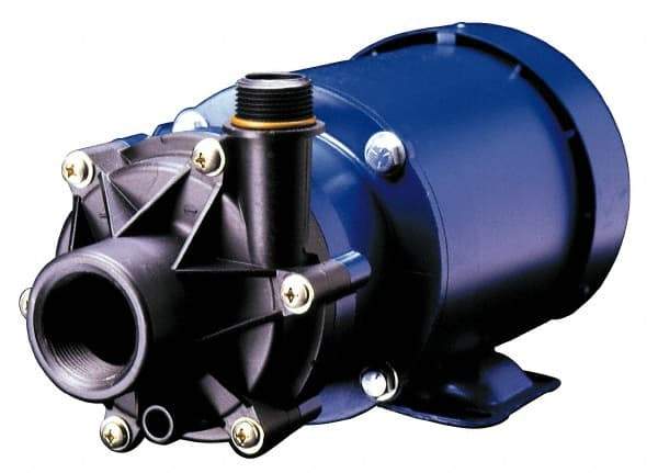 Finish Thompson - 7-1/2 HP, 97 Shut Off Feet, PVDF, Carbon and Viton Magnetic Drive Pump - 3 Phase - Apex Tool & Supply