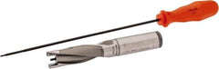 Kennametal - 18.64 to 19.14mm Diam, 3xD, 55.96mm Max Depth, 3/4" Shank Diam, 2.97" Flute, 5.13" OAL, Replaceable Tip Drill - KSEM0734 Insert, 2 Seat Size, Series KSEM - Apex Tool & Supply