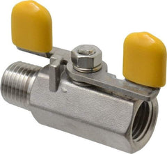 Legend Valve - Stainless Steel Ball Valve - MNPT x FNPT Ends, 800 WOG, 150 WSP - Apex Tool & Supply
