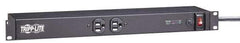 Tripp-Lite - 12 Outlets, 120 VAC20 Amps, 10' Cord, Power Outlet Strip - Floor, Keyhole Mount, 5-15 NEMA Configuration, 4" Strip - Apex Tool & Supply